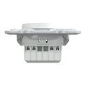 Bouton poussoir Wiser Ovalis S320530W 10 A zigbee blanc