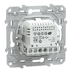 Bouton poussoir Wiser Ovalis S320530W 10 A zigbee blanc