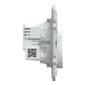 Bouton poussoir Wiser Ovalis S320530W 10 A zigbee blanc