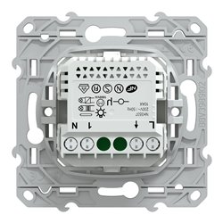 Bouton poussoir Wiser Ovalis S320530W 10 A zigbee blanc