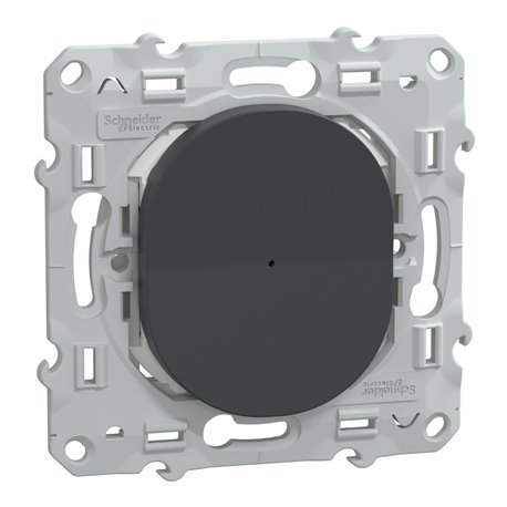 Bouton poussoir Wiser Ovalis S340530W 10 A zigbee anthracite Bouton poussoir Wiser Ovalis S340530W 10 A zigbee anthracite