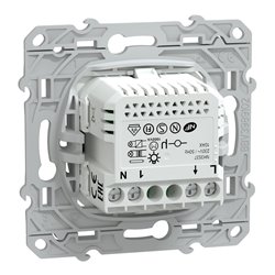 Bouton poussoir Wiser Ovalis S340530W 10 A zigbee anthracite