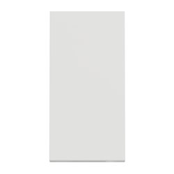 Bouton-poussoir NO 10A Unica NU310618F Blanc 1 module mécanisme seul