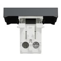 Bouton-poussoir NO/NF 10A connexion rapide Unica NU323654 anthracite 2 modules mécansime seul