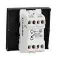 Bouton-poussoir NO/NF 10A connexion rapide Unica NU323654 anthracite 2 modules mécansime seul