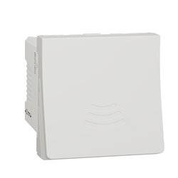 Buzzer 76-80dB/1m 230vca Unica NU378518 Blanc 2 modules mécanisme seul