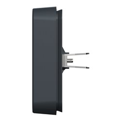 Cadre 1 poste à griffes encastré Mureva Styl MUR34108 gris 