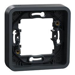 Cadre 1 poste encastré Mureva Styl MUR34107 gris 