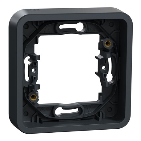 Cadre 1 poste encastré Mureva Styl MUR34107 gris 