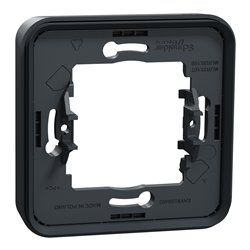 Cadre 1 poste encastré Mureva Styl MUR34107 gris 