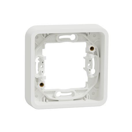 Cadre 1 poste encastré Mureva Styl MUR39107 blanc Cadre 1 poste encastré Mureva Styl MUR39107 blanc