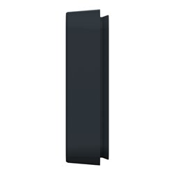 Cadre 2 postes horizontal encastré Mureva Styl MUR34101 gris 