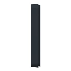 Cadre 2 postes vertical encastré Mureva Styl MUR34151 gris 