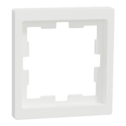 Cadre de finition D-Life MTN4010-6537 blanc nordic mat 1 poste