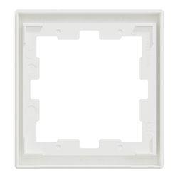 Cadre de finition D-Life MTN4010-6537 blanc nordic mat 1 poste