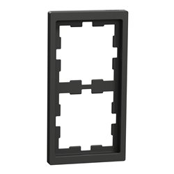 Cadre de finition D-Life MTN4020-6534 anthracite 2 postes