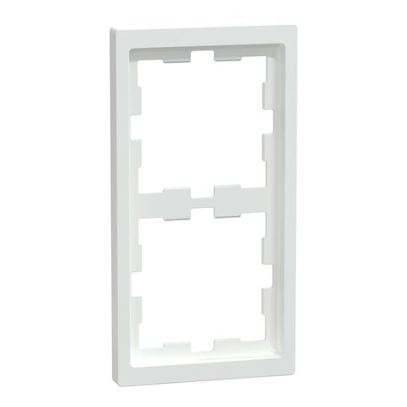 Cadre de finition D-Life MTN4020-6535 blanc lotus 2 postes Cadre de finition D-Life MTN4020-6535 blanc lotus 2 postes