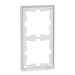 Cadre de finition D-Life MTN4020-6535 blanc lotus 2 postes