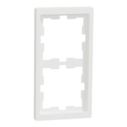 Cadre de finition D-Life MTN4020-6537 blanc nordic mat 2 postes