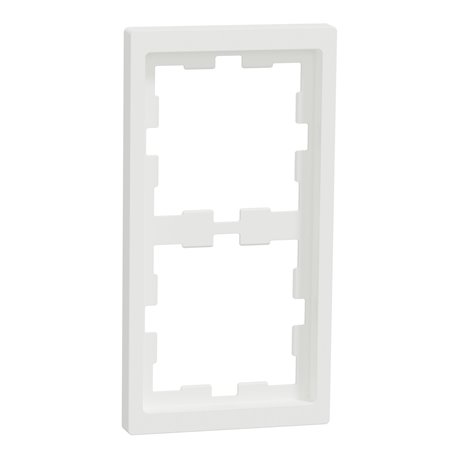 Cadre de finition D-Life MTN4020-6537 blanc nordic mat 2 postes