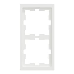 Cadre de finition D-Life MTN4020-6537 blanc nordic mat 2 postes