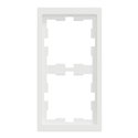 Cadre de finition D-Life MTN4020-6537 blanc nordic mat 2 postes