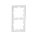 Cadre de finition D-Life MTN4020-6537 blanc nordic mat 2 postes