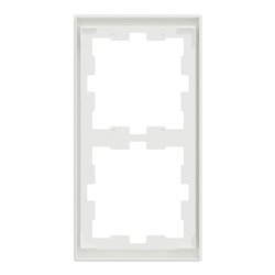 Cadre de finition D-Life MTN4020-6537 blanc nordic mat 2 postes