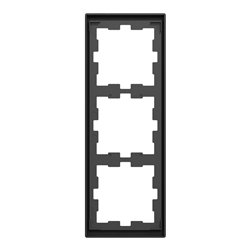 Cadre de finition D-Life MTN4030-6534 anthracite 3 postes