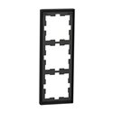 Cadre de finition D-Life MTN4030-6534 anthracite 3 postes