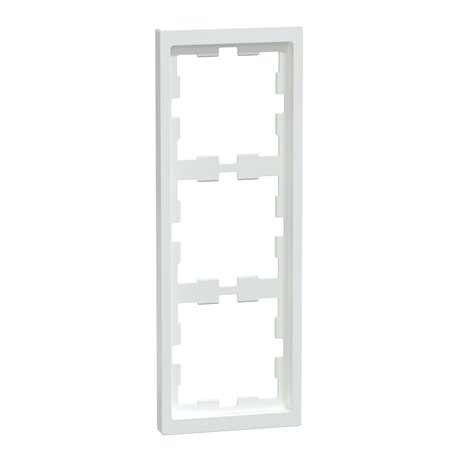 Cadre de finition D-Life MTN4030-6535 blanc lotus 3 postes Cadre de finition D-Life MTN4030-6535 blanc lotus 3 postes