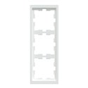 Cadre de finition D-Life MTN4030-6535 blanc lotus 3 postes