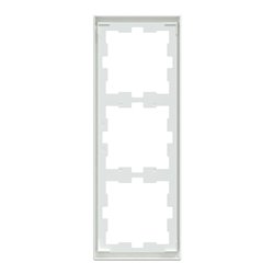 Cadre de finition D-Life MTN4030-6535 blanc lotus 3 postes