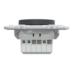 Variateur poussoir Wiser Ovalis S340522W 2 fils zigbee anthracite