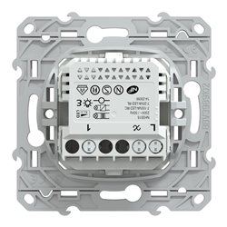 Variateur poussoir Wiser Ovalis S320522W 2 fils zigbee blanc