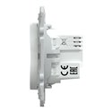 Variateur poussoir Wiser Ovalis S320522W 2 fils zigbee blanc