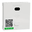 Wifi répéteur 300Mb/s 2.4 GHz bornier vis Unica NU360518 Blanc 2 modules mécanisme seul