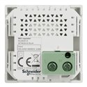 Wifi répéteur 300Mb/s 2.4 GHz bornier vis Unica NU360518 Blanc 2 modules mécanisme seul