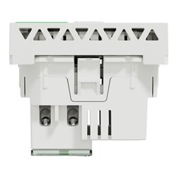 Wifi répéteur 300Mb/s 2.4 GHz bornier vis Unica NU360518 Blanc 2 modules mécanisme seul