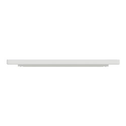 Support fixation + plaque finition pour boîte de concentration Unica NU021820 Blanc antibactérien 2 rangs de 8 modules