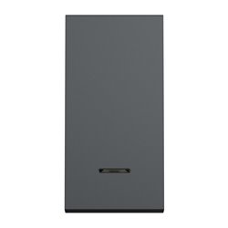 Va-et-vient lumineux témoin 10A connexion rapide Unica NU310354S anthracite 1 module mécanisme seul