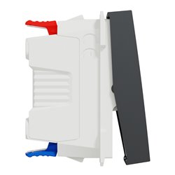 Va-et-vient lumineux témoin 10A connexion rapide Unica NU310354S anthracite 1 module mécanisme seul