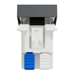 Va-et-vient lumineux témoin 10A connexion rapide Unica NU310354S anthracite 1 module mécanisme seul