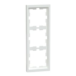 Cadre de finition D-Life MTN4030-6537 blanc nordic mat 3 postes