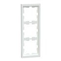 Cadre de finition D-Life MTN4030-6537 blanc nordic mat 3 postes