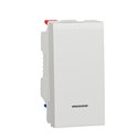 Va-et-vient lumineux témoin 10A connexion rapide Unica NU310318S Blanc 1 module mécanisme seul