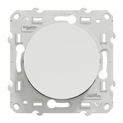 Va-et-vient lumineux ou témoin 10A LED orange 1,5mA Odace  S520263 Blanc 