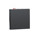Va-et-vient lum témoin 10A connexion rapide Unica NU320354S anthracite 2 modules mécansime seul