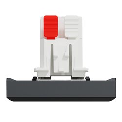 Va-et-vient lum témoin 10A connexion rapide Unica NU320354S anthracite 2 modules mécansime seul