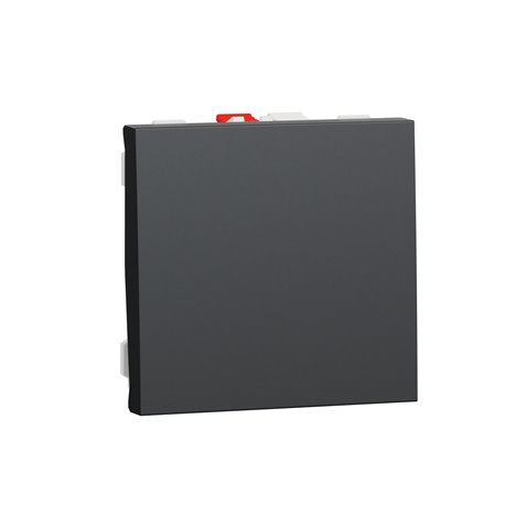 Va-et-vient 10A connexion rapide Unica NU320354 anthracite 2 modules mécansime seul Va-et-vient 10A connexion rapide Unica NU320354 anthracite 2 modules mécansime seul